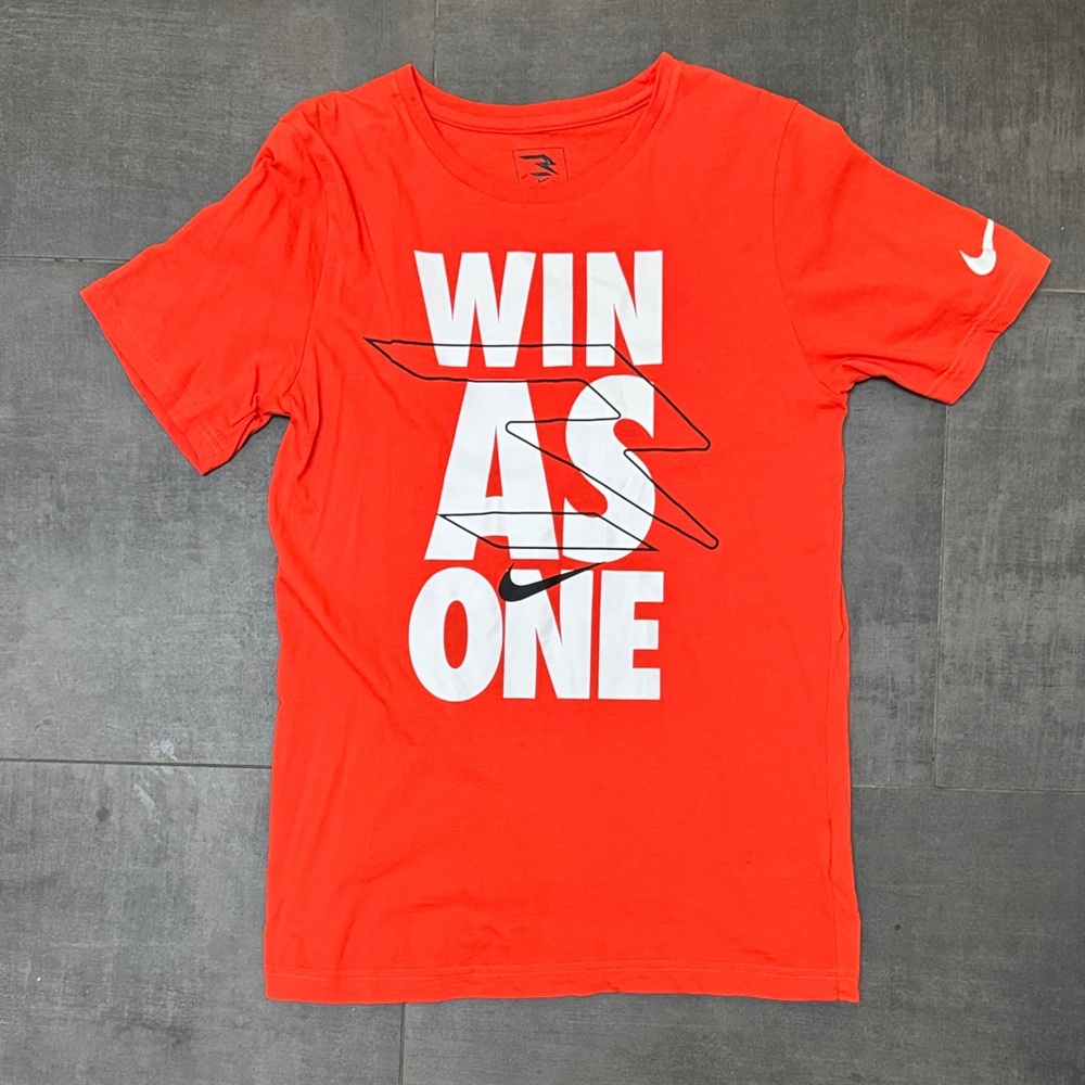Nike Vibrant Orange 'Win As One' Tee